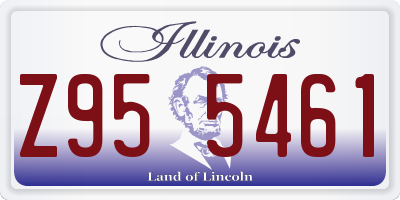 IL license plate Z955461