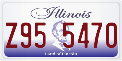 IL license plate Z955470