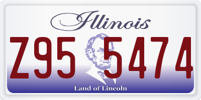 IL license plate Z955474
