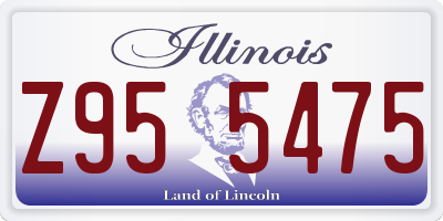 IL license plate Z955475
