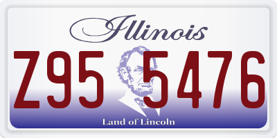 IL license plate Z955476