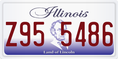 IL license plate Z955486