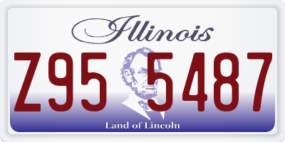 IL license plate Z955487