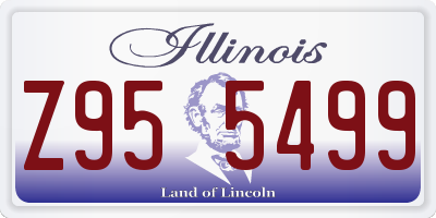 IL license plate Z955499
