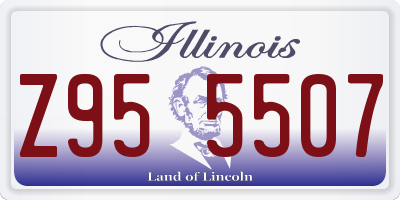 IL license plate Z955507