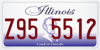 IL license plate Z955512