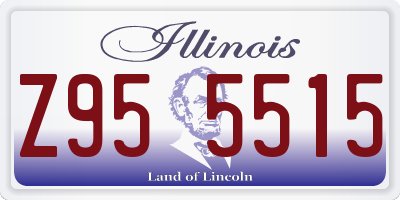 IL license plate Z955515