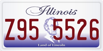IL license plate Z955526
