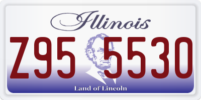 IL license plate Z955530