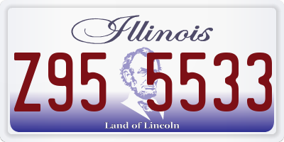 IL license plate Z955533