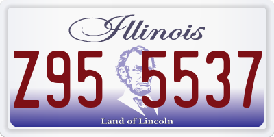 IL license plate Z955537
