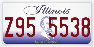 IL license plate Z955538