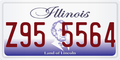 IL license plate Z955564