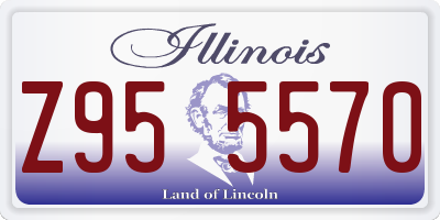 IL license plate Z955570