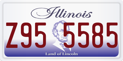 IL license plate Z955585