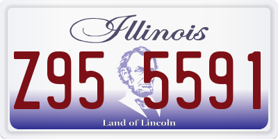 IL license plate Z955591