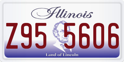 IL license plate Z955606