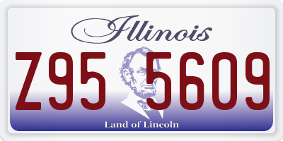 IL license plate Z955609