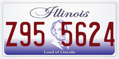 IL license plate Z955624