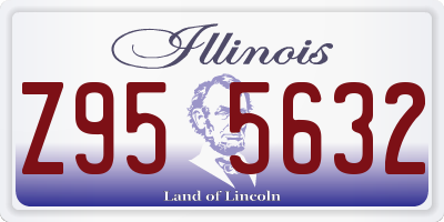 IL license plate Z955632