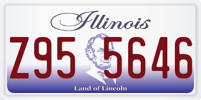 IL license plate Z955646