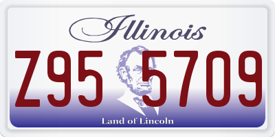 IL license plate Z955709