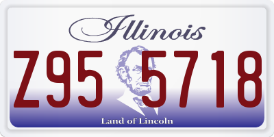 IL license plate Z955718