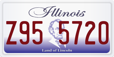 IL license plate Z955720