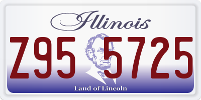 IL license plate Z955725
