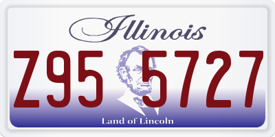 IL license plate Z955727