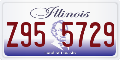 IL license plate Z955729