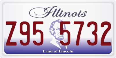 IL license plate Z955732
