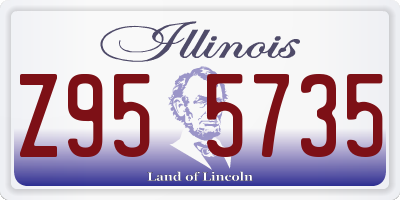 IL license plate Z955735