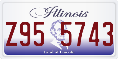IL license plate Z955743