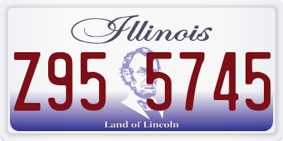 IL license plate Z955745