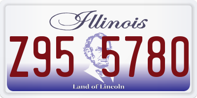 IL license plate Z955780