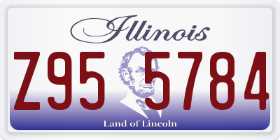IL license plate Z955784