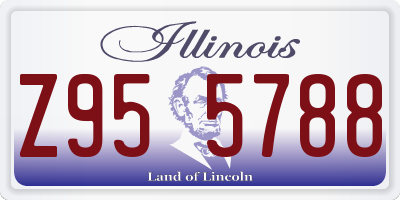 IL license plate Z955788