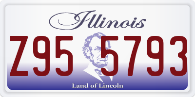 IL license plate Z955793