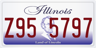 IL license plate Z955797
