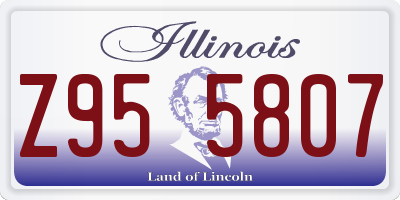 IL license plate Z955807