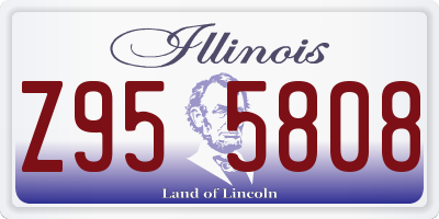 IL license plate Z955808