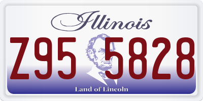 IL license plate Z955828