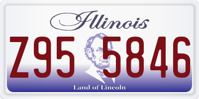 IL license plate Z955846
