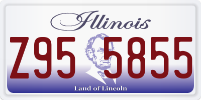 IL license plate Z955855