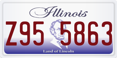 IL license plate Z955863