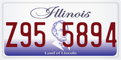 IL license plate Z955894