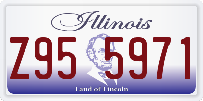 IL license plate Z955971