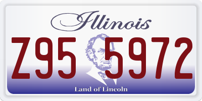 IL license plate Z955972