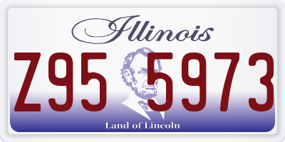 IL license plate Z955973